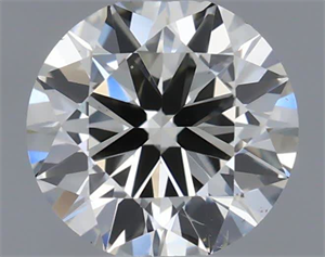 Picture of Natural Diamond 0.40 Carats, Round with Good Cut, I Color, SI1 Clarity and Certified by IGI