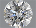 Natural Diamond 0.51 Carats, Round with Excellent Cut, I Color, SI1 Clarity and Certified by IGI