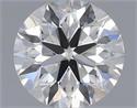 Natural Diamond 0.55 Carats, Round with Excellent Cut, I Color, SI1 Clarity and Certified by IGI