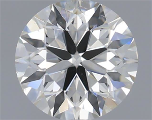 Picture of Natural Diamond 0.55 Carats, Round with Excellent Cut, I Color, SI1 Clarity and Certified by IGI