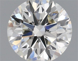 Picture of Natural Diamond 0.50 Carats, Round with Excellent Cut, I Color, SI1 Clarity and Certified by IGI