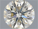 Natural Diamond 0.57 Carats, Round with Excellent Cut, K Color, VS1 Clarity and Certified by IGI