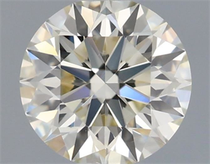 Picture of Natural Diamond 0.57 Carats, Round with Excellent Cut, K Color, VS1 Clarity and Certified by IGI