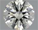 Natural Diamond 0.50 Carats, Round with Excellent Cut, K Color, SI1 Clarity and Certified by IGI