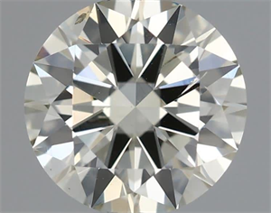 Picture of Natural Diamond 0.50 Carats, Round with Excellent Cut, K Color, SI1 Clarity and Certified by IGI