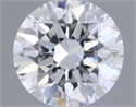 Natural Diamond 0.40 Carats, Round with Very Good Cut, G Color, VVS2 Clarity and Certified by GIA