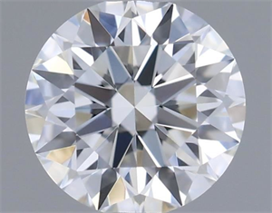 Picture of Natural Diamond 0.42 Carats, Round with Excellent Cut, I Color, VVS1 Clarity and Certified by GIA