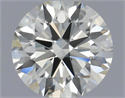 Natural Diamond 0.45 Carats, Round with Excellent Cut, K Color, VVS2 Clarity and Certified by IGI