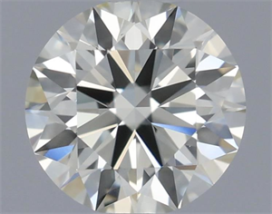 Picture of Natural Diamond 0.45 Carats, Round with Excellent Cut, K Color, VVS2 Clarity and Certified by IGI