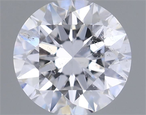 Picture of Natural Diamond 0.51 Carats, Round with Very Good Cut, D Color, SI2 Clarity and Certified by IGI