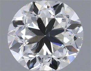 Picture of Natural Diamond 0.50 Carats, Round with Good Cut, I Color, SI1 Clarity and Certified by GIA