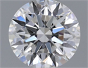 Natural Diamond 0.41 Carats, Round with Excellent Cut, F Color, SI1 Clarity and Certified by GIA