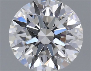 Picture of Natural Diamond 0.41 Carats, Round with Excellent Cut, F Color, SI1 Clarity and Certified by GIA