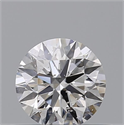 Natural Diamond 0.40 Carats, Round with Excellent Cut, D Color, SI2 Clarity and Certified by GIA