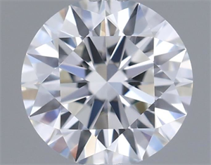 Picture of Natural Diamond 0.40 Carats, Round with Excellent Cut, E Color, VVS2 Clarity and Certified by IGI