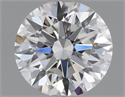 Natural Diamond 0.41 Carats, Round with Excellent Cut, G Color, VVS2 Clarity and Certified by GIA