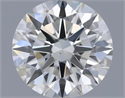 Natural Diamond 0.50 Carats, Round with Excellent Cut, J Color, VS1 Clarity and Certified by GIA