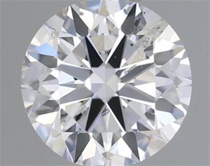 Picture of Natural Diamond 0.51 Carats, Round with Excellent Cut, F Color, SI2 Clarity and Certified by IGI