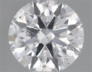 Picture of Natural Diamond 0.54 Carats, Round with Excellent Cut, E Color, SI2 Clarity and Certified by IGI