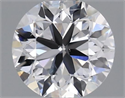 Natural Diamond 0.50 Carats, Round with Very Good Cut, D Color, SI2 Clarity and Certified by IGI