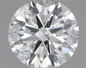 Picture of Natural Diamond 0.51 Carats, Round with Excellent Cut, E Color, SI2 Clarity and Certified by IGI