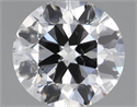 Natural Diamond 0.50 Carats, Round with Excellent Cut, E Color, SI1 Clarity and Certified by IGI