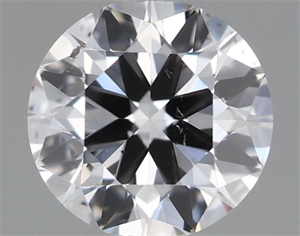 Picture of Natural Diamond 0.50 Carats, Round with Excellent Cut, E Color, SI1 Clarity and Certified by IGI