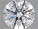 Natural Diamond 0.50 Carats, Round with Excellent Cut, D Color, SI2 Clarity and Certified by IGI