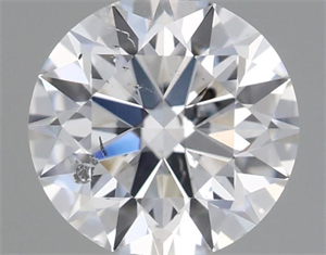 Picture of Natural Diamond 0.50 Carats, Round with Excellent Cut, D Color, SI2 Clarity and Certified by IGI