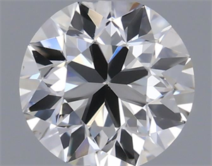 Picture of Natural Diamond 0.50 Carats, Round with Very Good Cut, I Color, SI1 Clarity and Certified by GIA