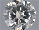 Natural Diamond 0.50 Carats, Round with Good Cut, J Color, VS2 Clarity and Certified by IGI