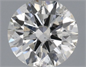 Natural Diamond 0.58 Carats, Round with Very Good Cut, H Color, SI2 Clarity and Certified by IGI