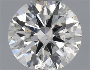 Picture of Natural Diamond 0.58 Carats, Round with Very Good Cut, H Color, SI2 Clarity and Certified by IGI