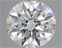 Natural Diamond 0.50 Carats, Round with Very Good Cut, I Color, SI2 Clarity and Certified by IGI