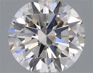 Picture of Natural Diamond 0.50 Carats, Round with Very Good Cut, J Color, VS2 Clarity and Certified by IGI