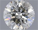 Natural Diamond 0.50 Carats, Round with Very Good Cut, J Color, SI1 Clarity and Certified by IGI