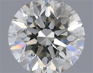 Picture of Natural Diamond 0.50 Carats, Round with Very Good Cut, J Color, SI1 Clarity and Certified by IGI