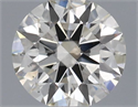 Natural Diamond 0.56 Carats, Round with Excellent Cut, J Color, VS2 Clarity and Certified by IGI