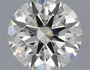 Picture of Natural Diamond 0.56 Carats, Round with Excellent Cut, J Color, VS2 Clarity and Certified by IGI