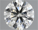 Natural Diamond 0.50 Carats, Round with Excellent Cut, J Color, SI2 Clarity and Certified by IGI