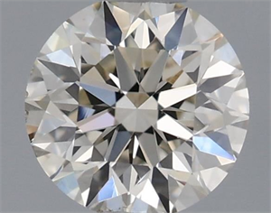 Picture of Natural Diamond 0.51 Carats, Round with Excellent Cut, J Color, VS2 Clarity and Certified by IGI