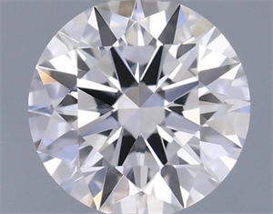 Picture of Natural Diamond 0.40 Carats, Round with Excellent Cut, D Color, VVS2 Clarity and Certified by IGI