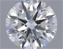 Natural Diamond 0.40 Carats, Round with Excellent Cut, D Color, VVS2 Clarity and Certified by IGI