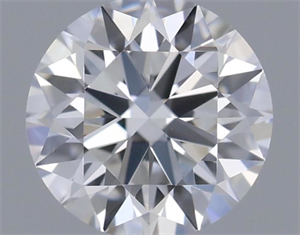 Picture of Natural Diamond 0.40 Carats, Round with Excellent Cut, D Color, VVS2 Clarity and Certified by IGI