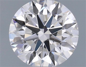 Picture of Natural Diamond 0.40 Carats, Round with Excellent Cut, D Color, VVS2 Clarity and Certified by IGI