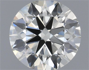 Picture of Natural Diamond 0.48 Carats, Round with Excellent Cut, K Color, VS1 Clarity and Certified by IGI