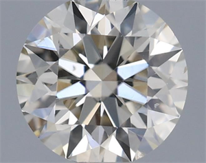 Picture of Natural Diamond 0.42 Carats, Round with Excellent Cut, K Color, VS2 Clarity and Certified by IGI