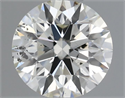 Natural Diamond 0.51 Carats, Round with Excellent Cut, I Color, SI2 Clarity and Certified by IGI