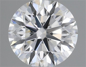 Picture of Natural Diamond 0.40 Carats, Round with Excellent Cut, F Color, IF Clarity and Certified by IGI