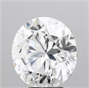 Natural Diamond 5.00 Carats, Round with Excellent Cut, D Color, VS2 Clarity and Certified by GIA